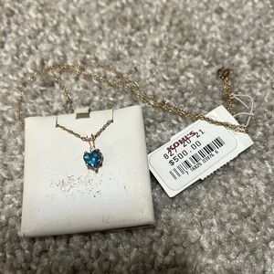 Brand new aquamarine necklace